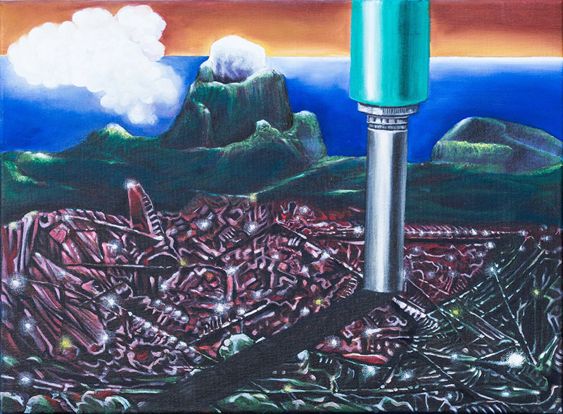 Shajee Chelad Acrylic on canvas