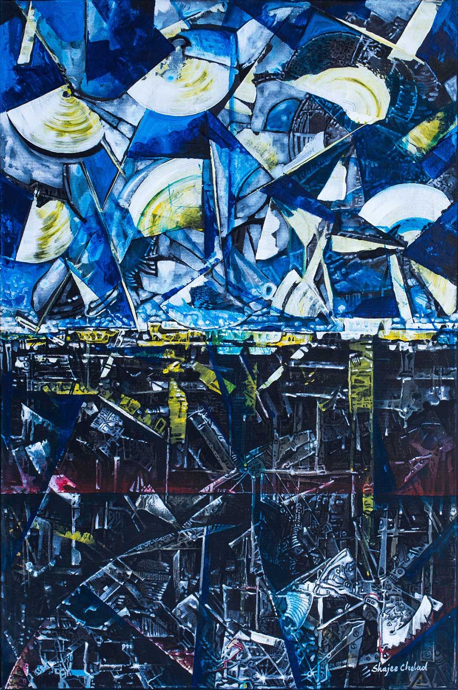 Shajee Chelad Acrylic on canvas