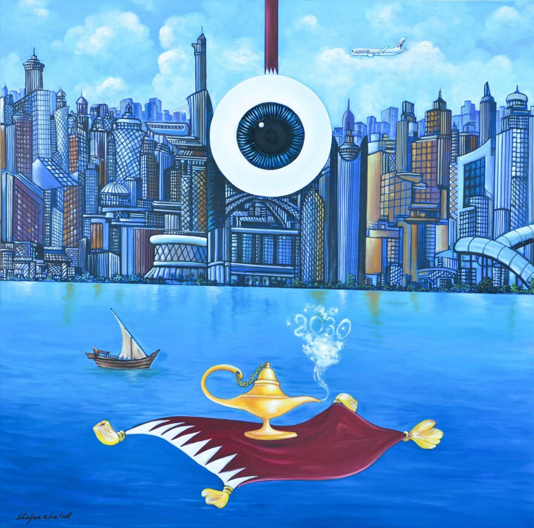 Shajee Chelad Acrylic on canvas